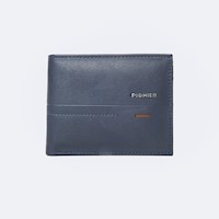 Billetera Hombre Pionier Navy/Toffe  Vincel